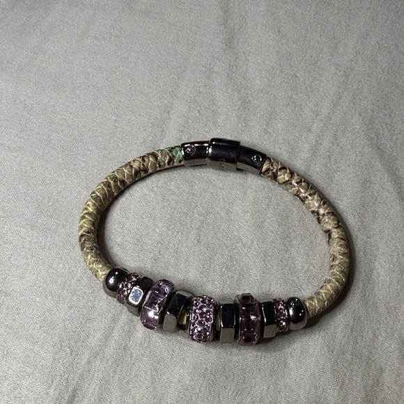 henri bendel Jewelry - Henri Bendel Purple and Silver Bracelet